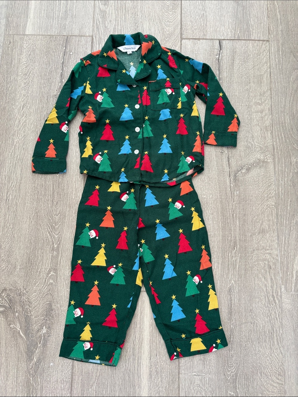 Christmas Tree Print Pajamas 3T by The Company Store
